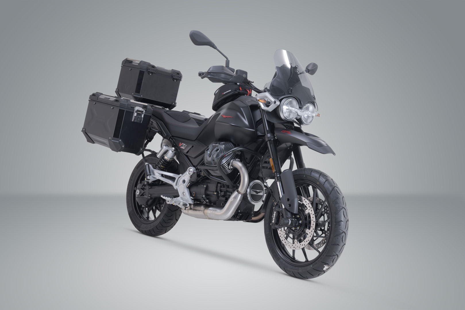 Adventure set TRAX ADV in silver - Suzuki GSX-S1000GX (23-) - SW