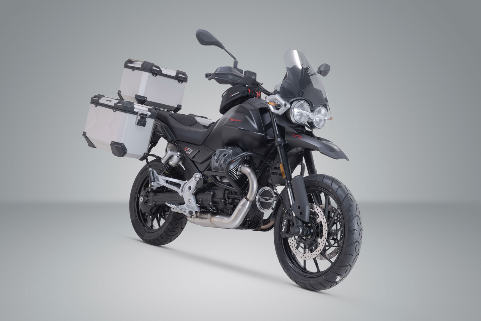 Adventure set TRAX ADV in silver - Suzuki GSX-S1000GX (23-) - SW