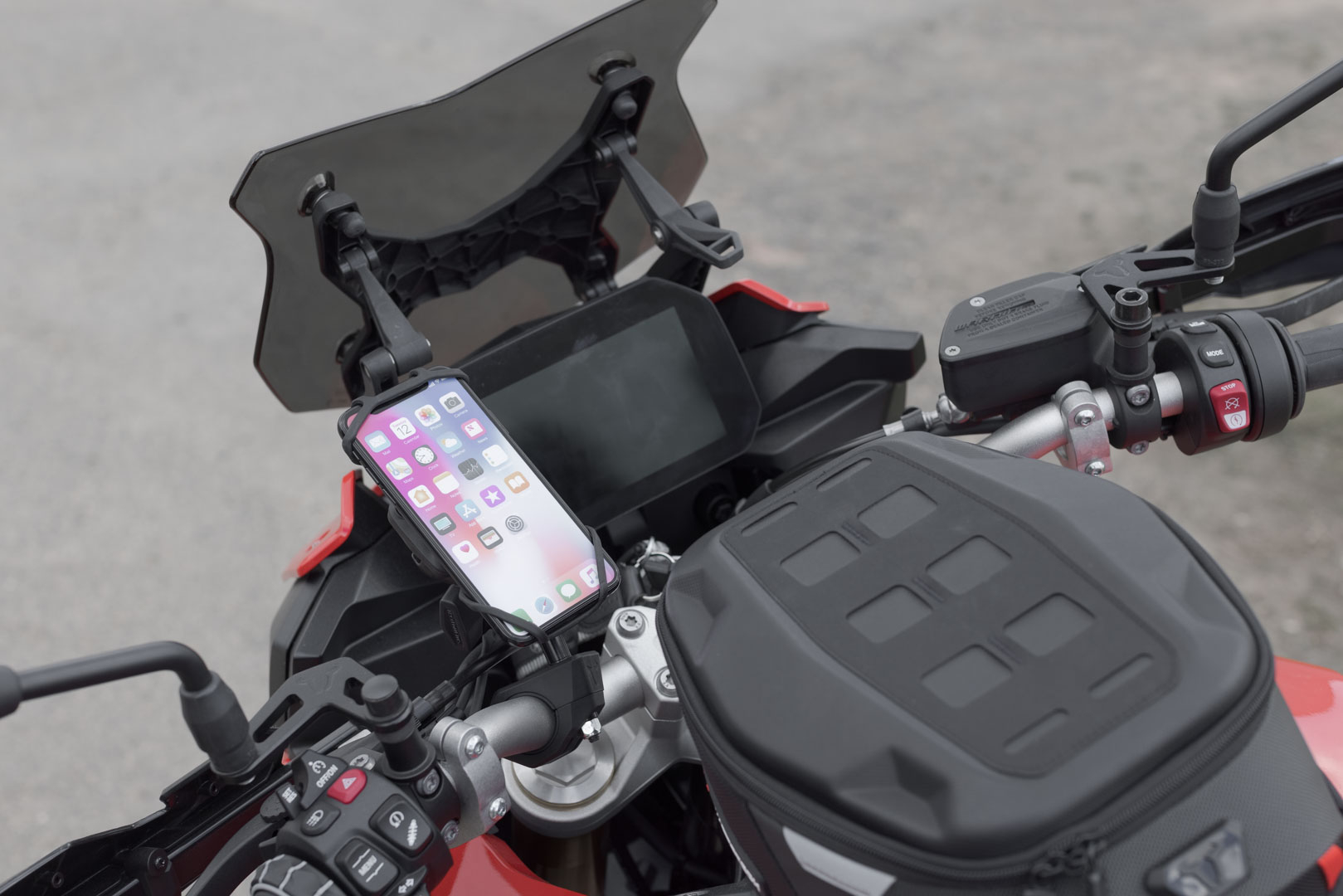 Motorcycle GPS mount incl. smartphone mount - SW-MOTECH - SW-MOTECH USA