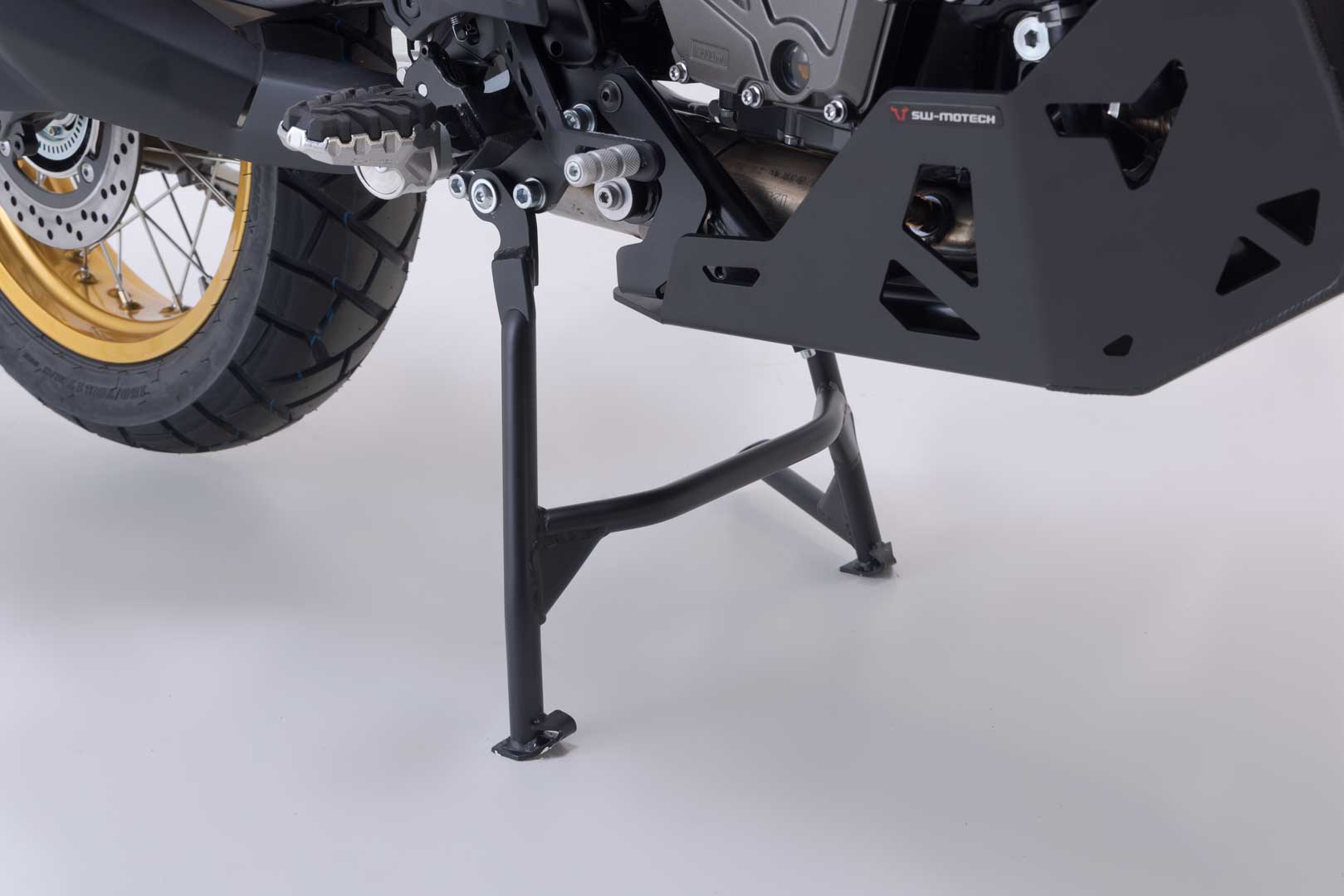 Cavalletto Centrale SW-MOTECH Nero Per Suzuki V-Strom 1000 (2014), In Metallo Con Superficie Verniciata