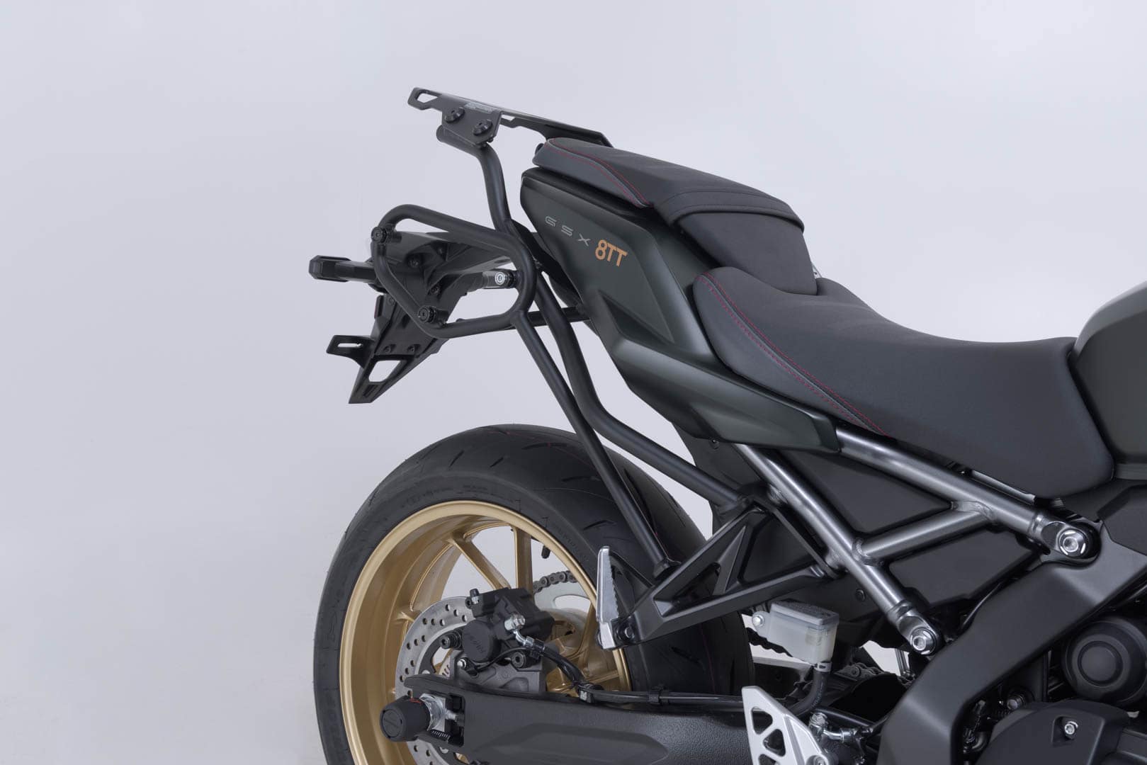 Legend Gear side bag system Black Edition for Suzuki GSX-8T / TT
